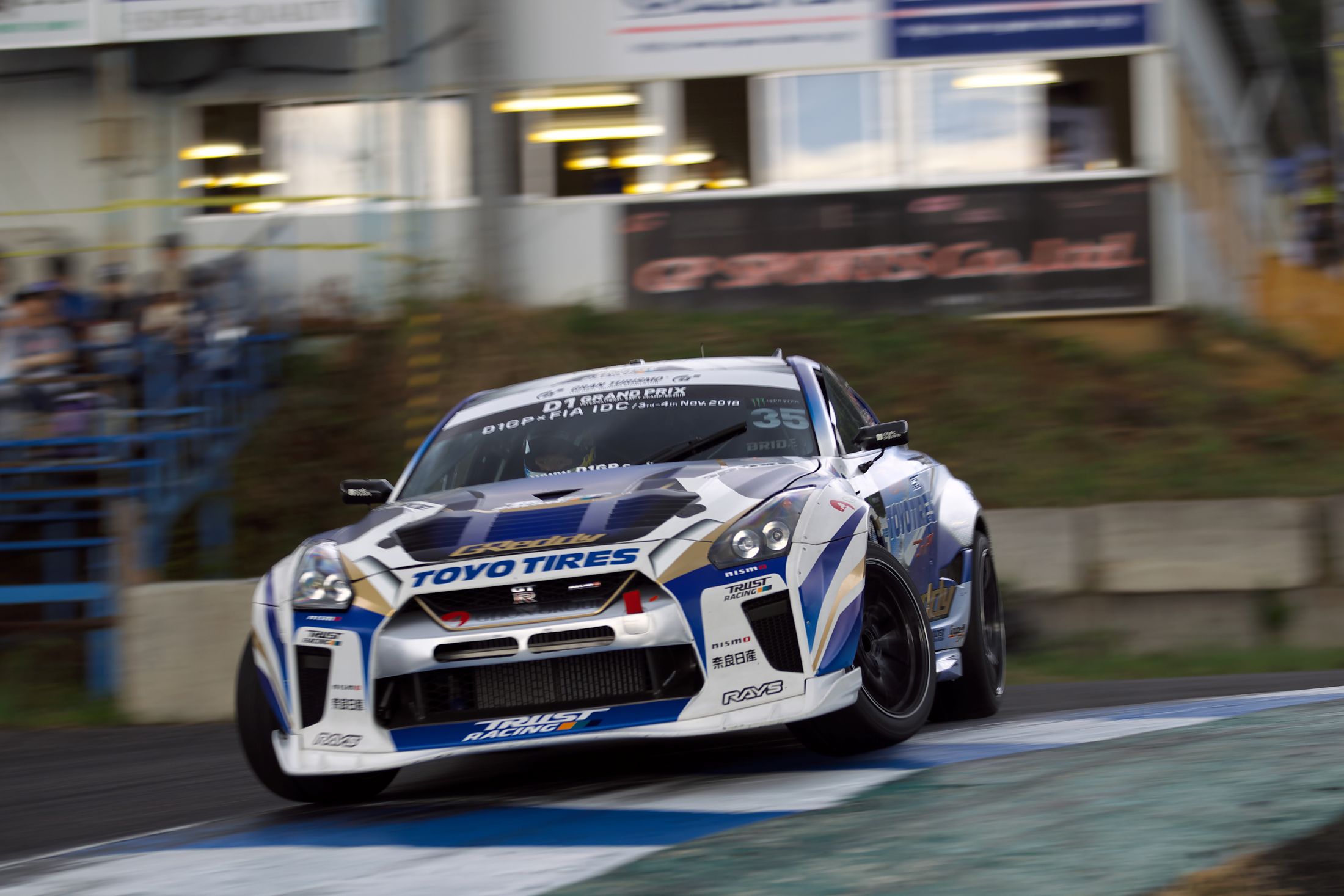 Toyo Tires branded drift car of Masato Kawabata